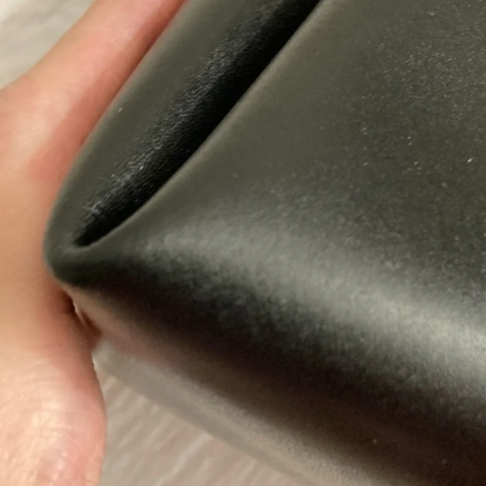 Michael kors black leather tote bag